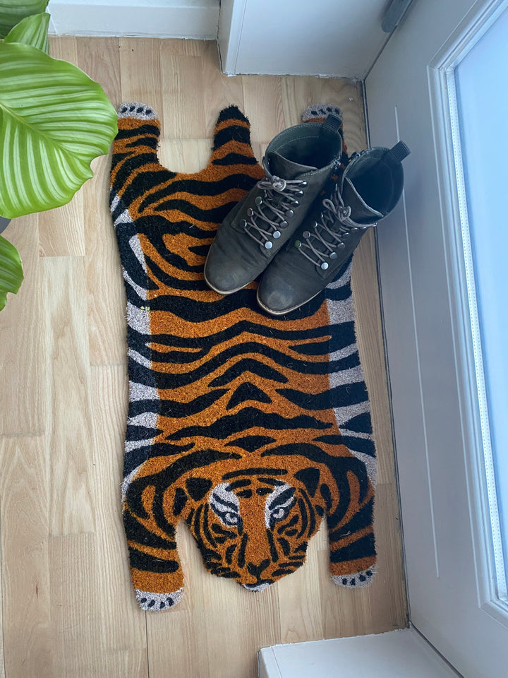 Fußmatte 40x75 cm, Tigermotiv
