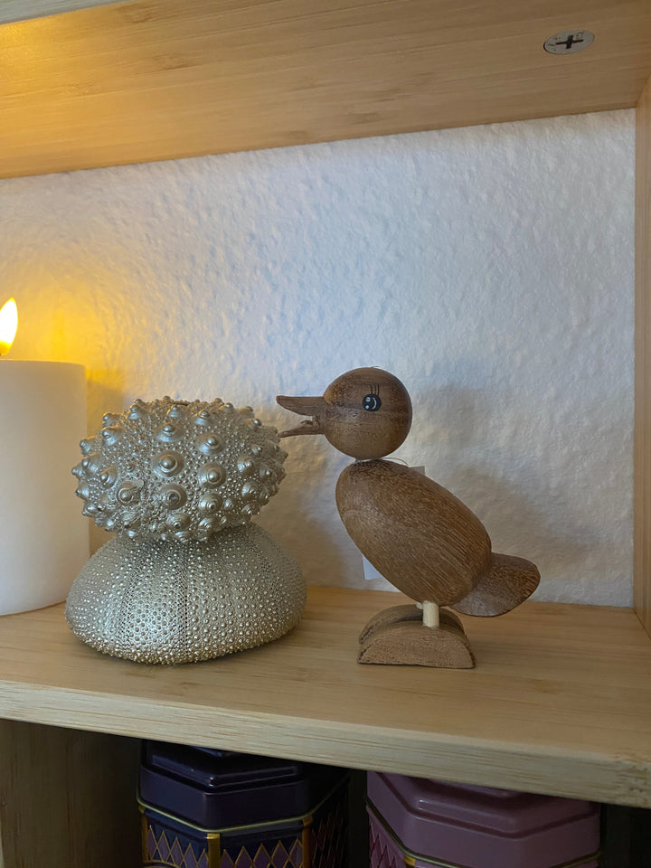 Entenfigur aus Succi-Holz – 3,6 x 7,8 x 9 cm