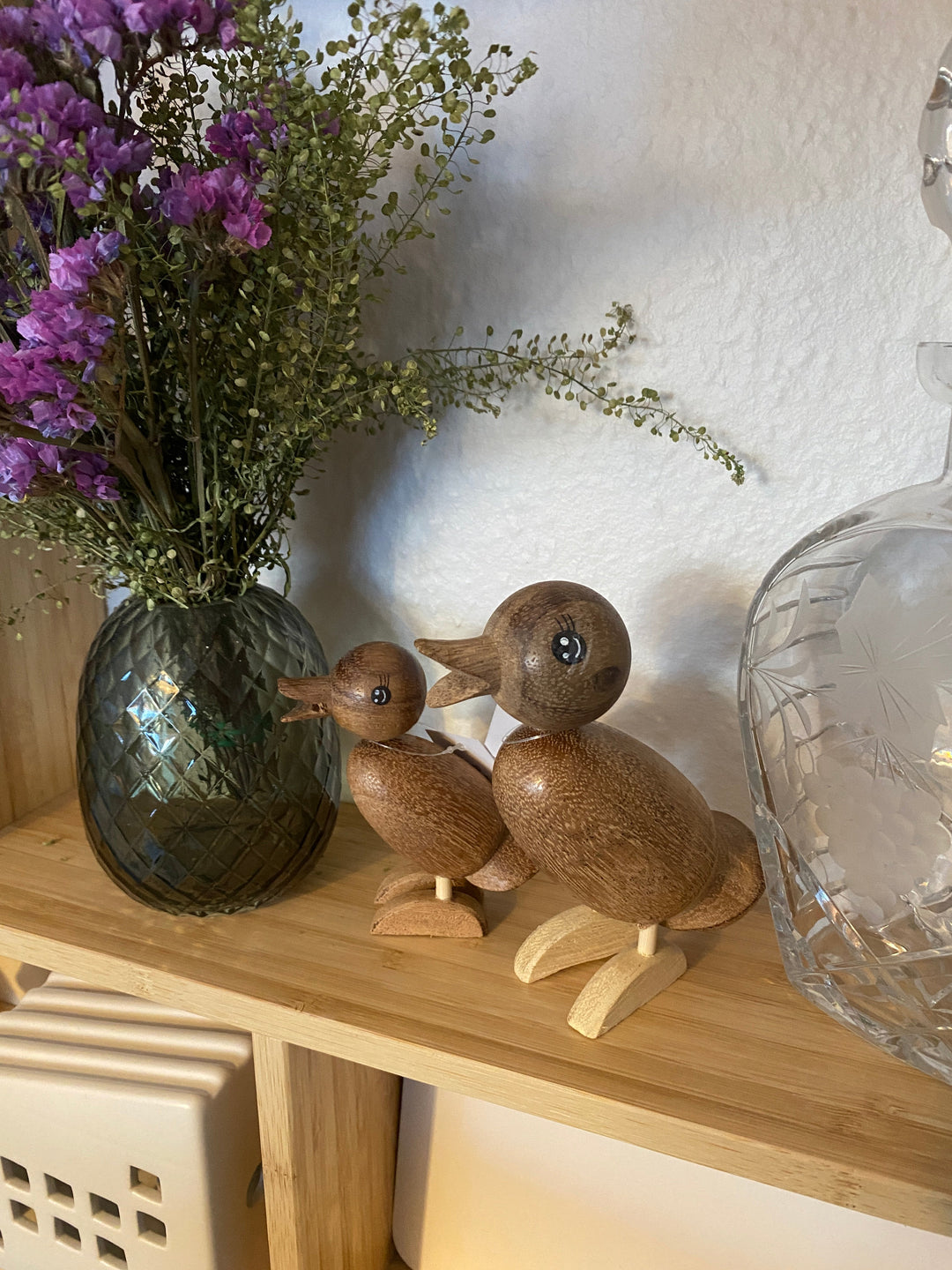 Entenfigur aus Succi-Holz – 3,6 x 7,8 x 9 cm