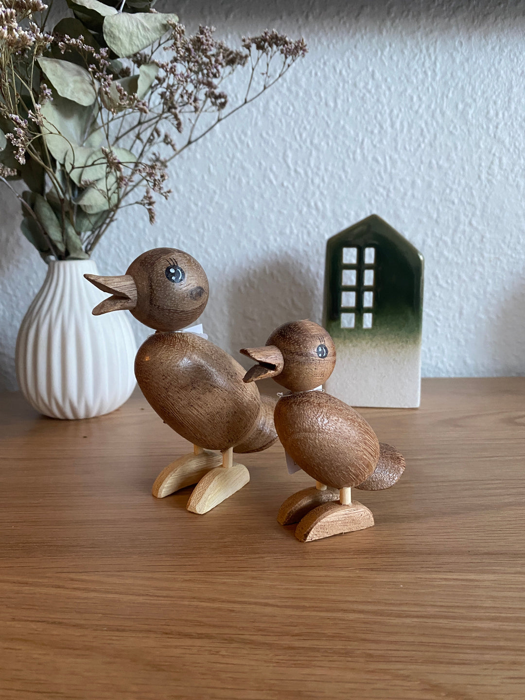 Entenfigur aus Succi-Holz – 3,6 x 7,8 x 9 cm