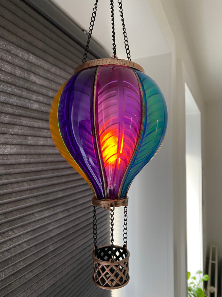 Konzept – Solar-Heißluftballon – mittel – mit Flammeneffekt
