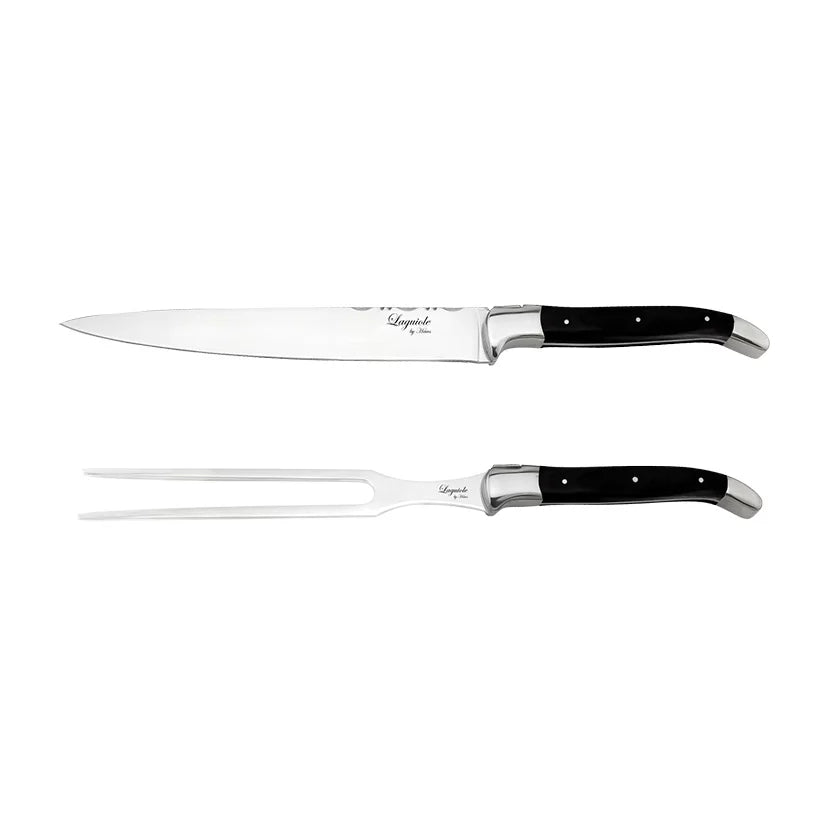Laguiole By Haws – Carver-Set – Ebenholzschwarz