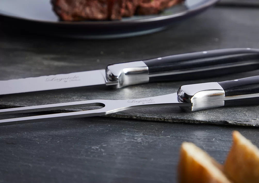 Laguiole By Haws – Carver-Set – Ebenholzschwarz