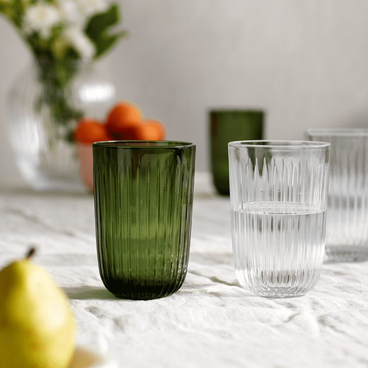 Kähler Hammershøi - Wasserglas 37 cl grün 4 Stk.