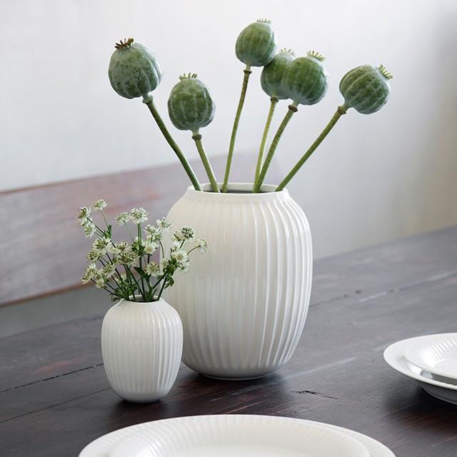 Kähler - Hammershøi Vase Weiß - 21 cm