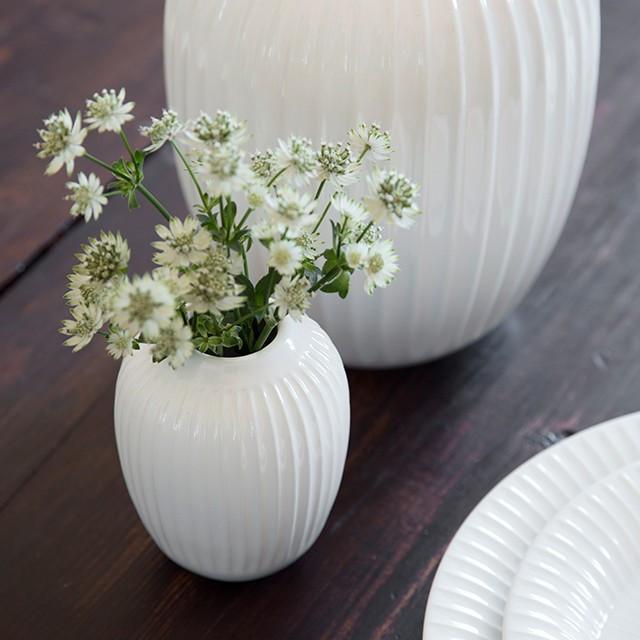 Kähler - Hammershøi Vase Weiß - 21 cm