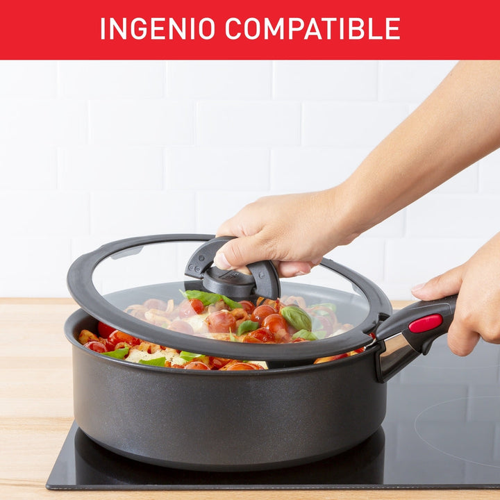 Tefal - Ingenio Glasdeckel 16+18+20 cm 3 Stück.