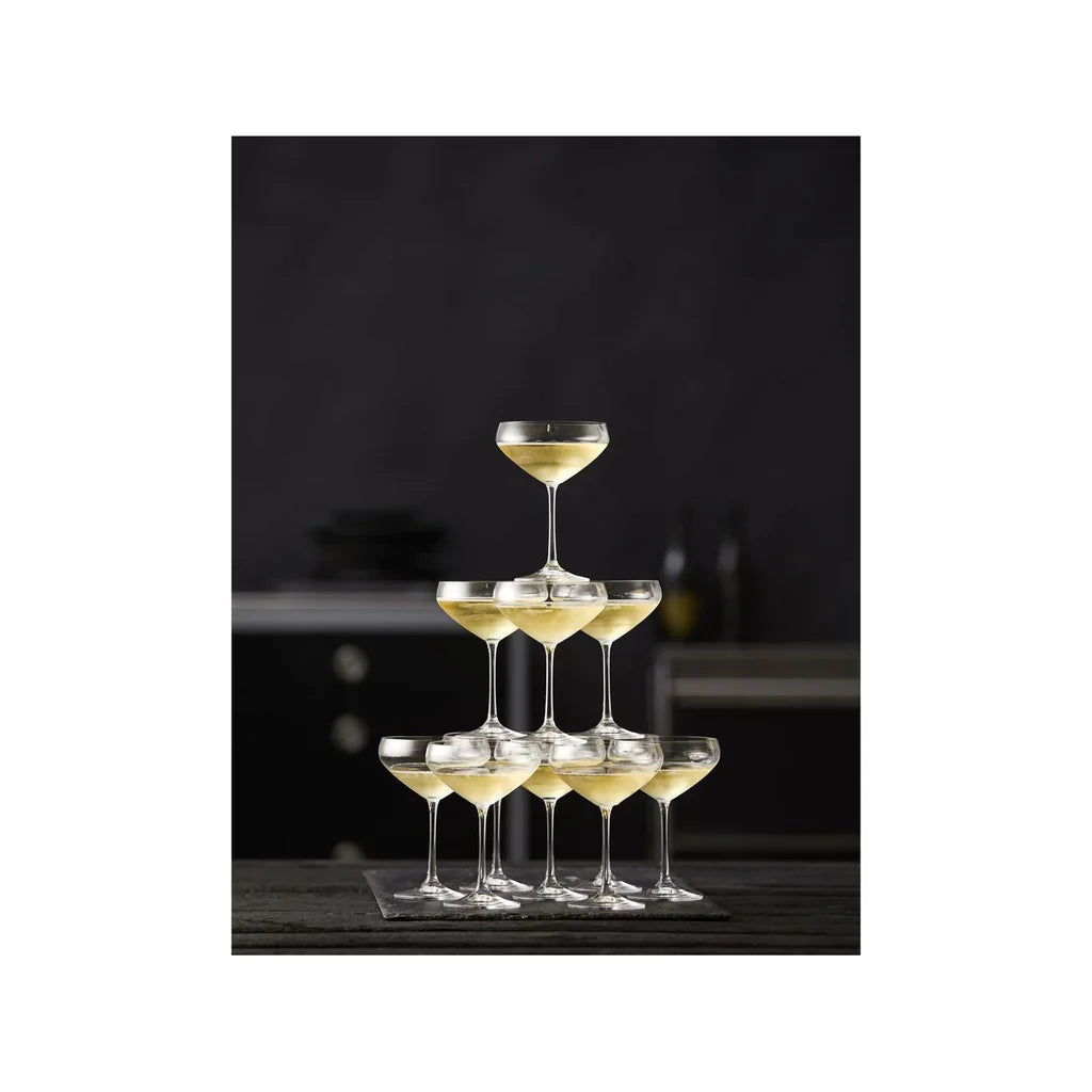 Lyngby Glass - Juvel Champagnerschale 34 cl - 4 Stk