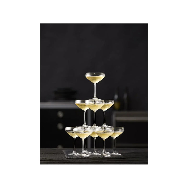 Lyngby Glass - Juvel Champagnerschale 34 cl - 4 Stk