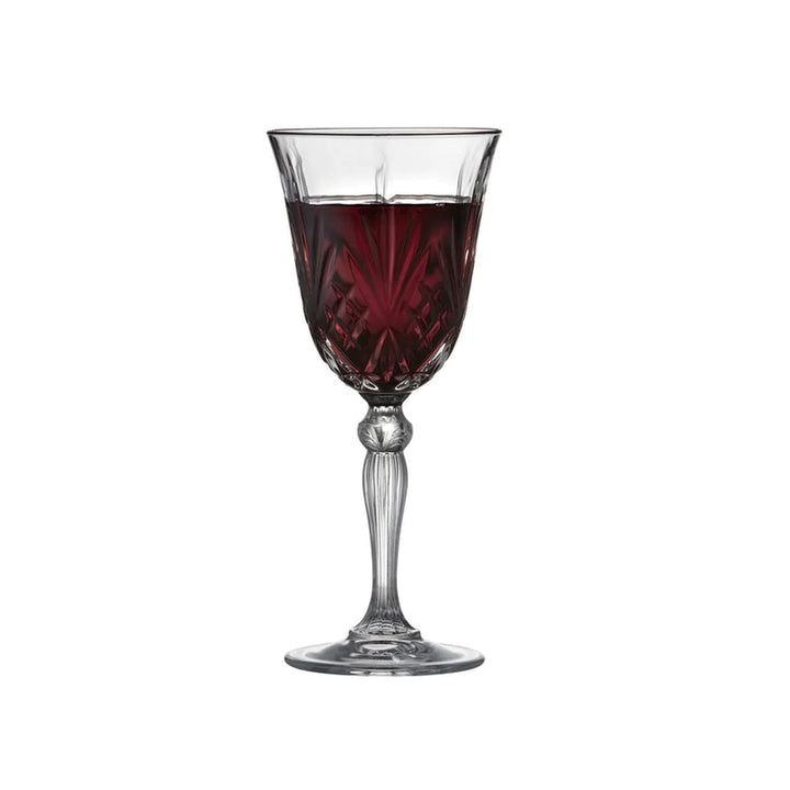 Lyngby Glass – Melodia Rotwein 27 cl – 4 Stück