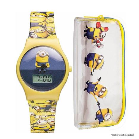Zeon - Minions-Uhr mit Aufbewahrungstasche