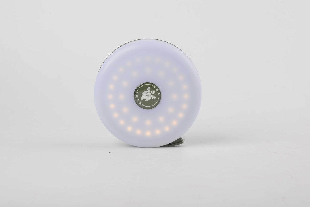 Conzept Campinglampe 2-in-1 – Lichterkette und Lampe – wiederaufladbar – ausrollbar