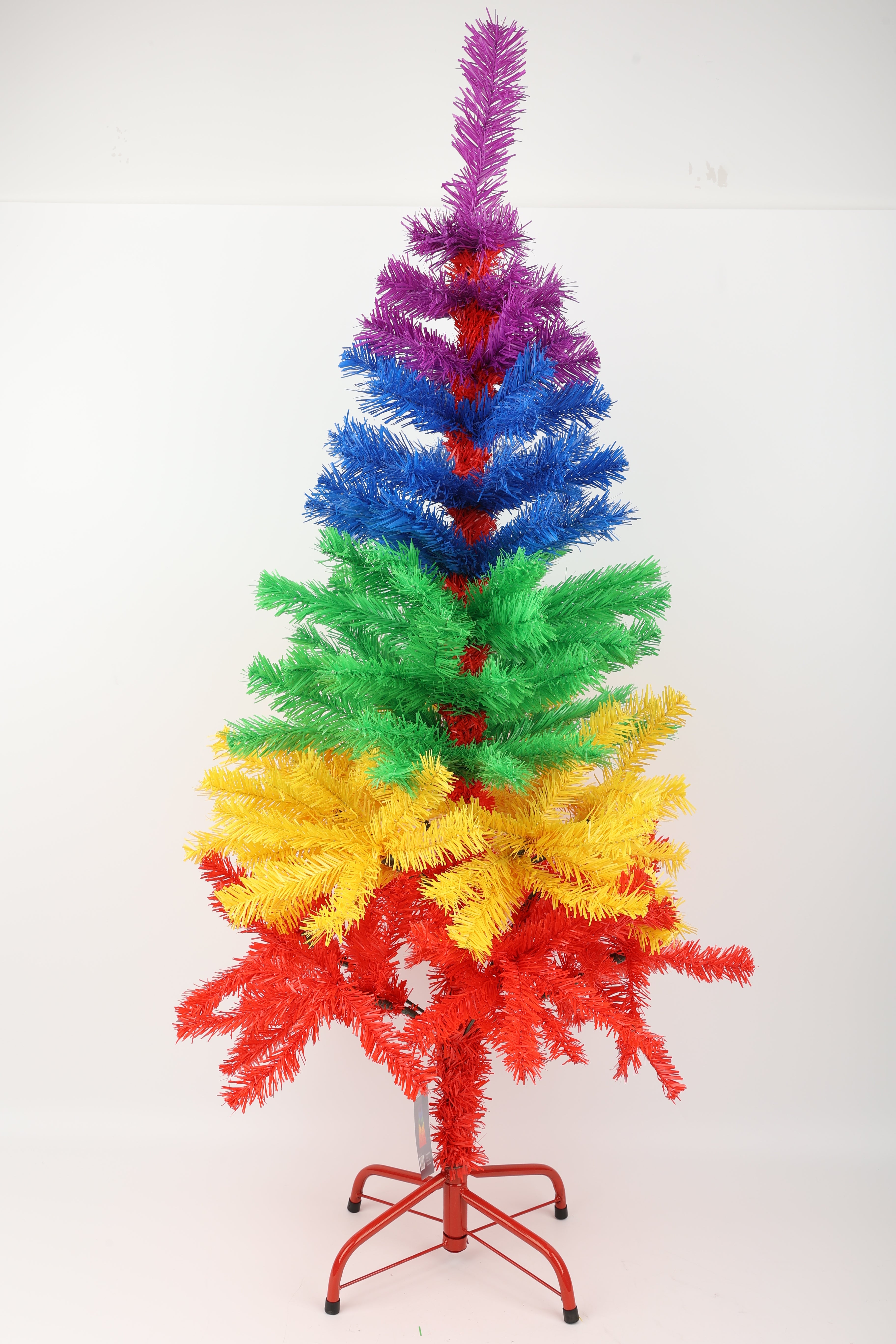 Conzept künstlicher Weihnachtsbaum 120 cm regenbogenfarben