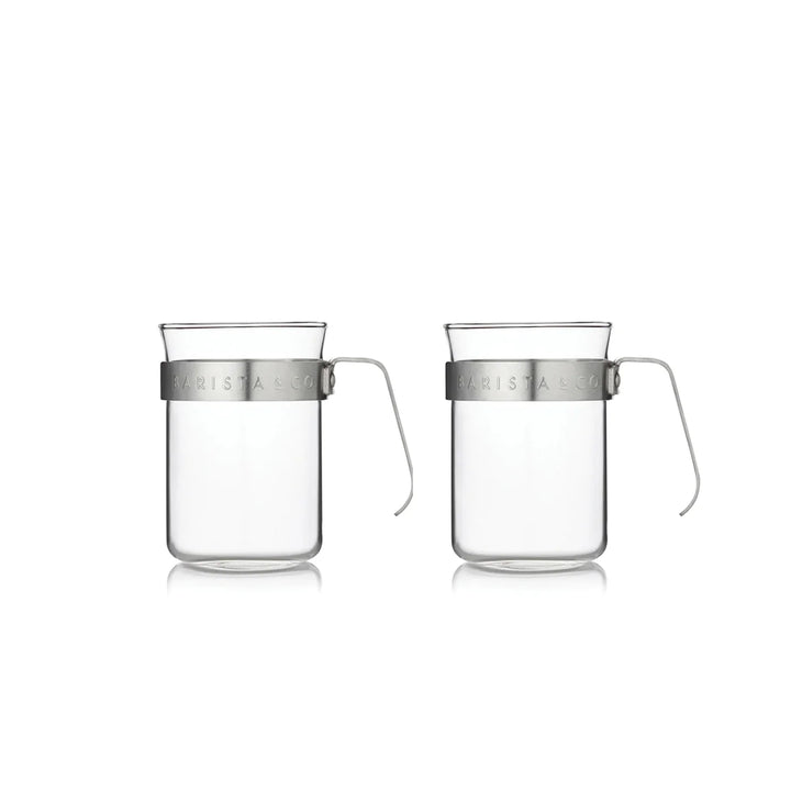 Barista &amp; Co – Kaffeebecher, 2 Stück, Edelstahl