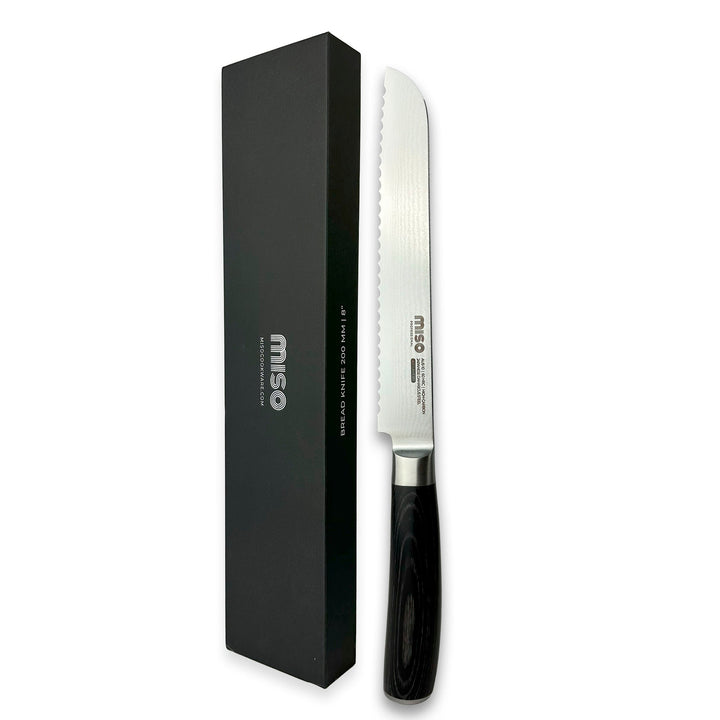 Miso Kochgeschirr – Damast-Profi-Brotmesser – 20 cm / 8 Zoll