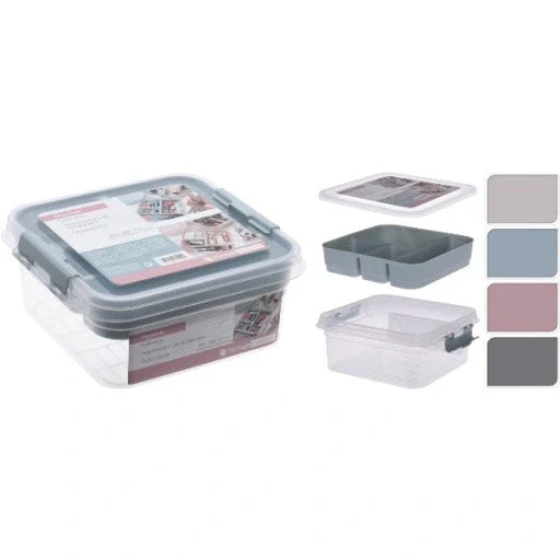 Aufbewahrungsbox – 26 x 24 x 11 cm, verschiedene Farben