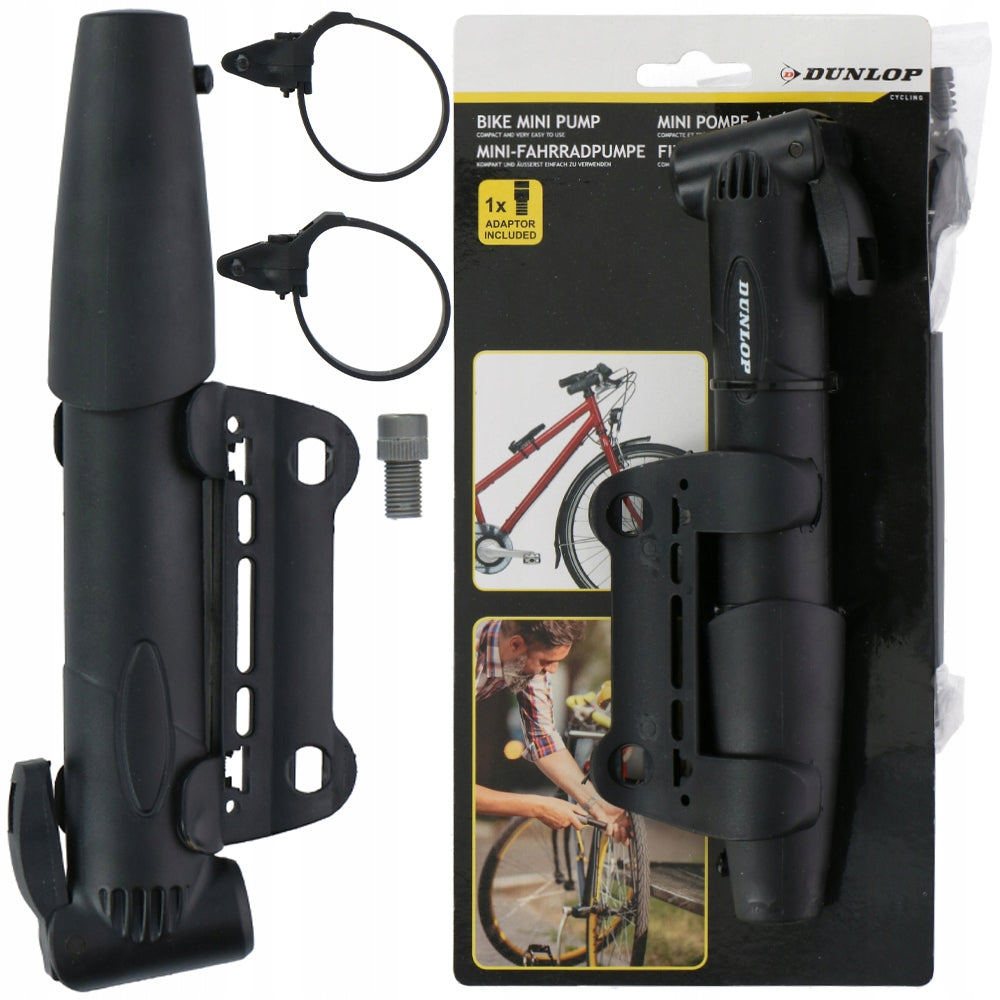 Dunlop - Mini-Fahrradpumpe - 20 cm