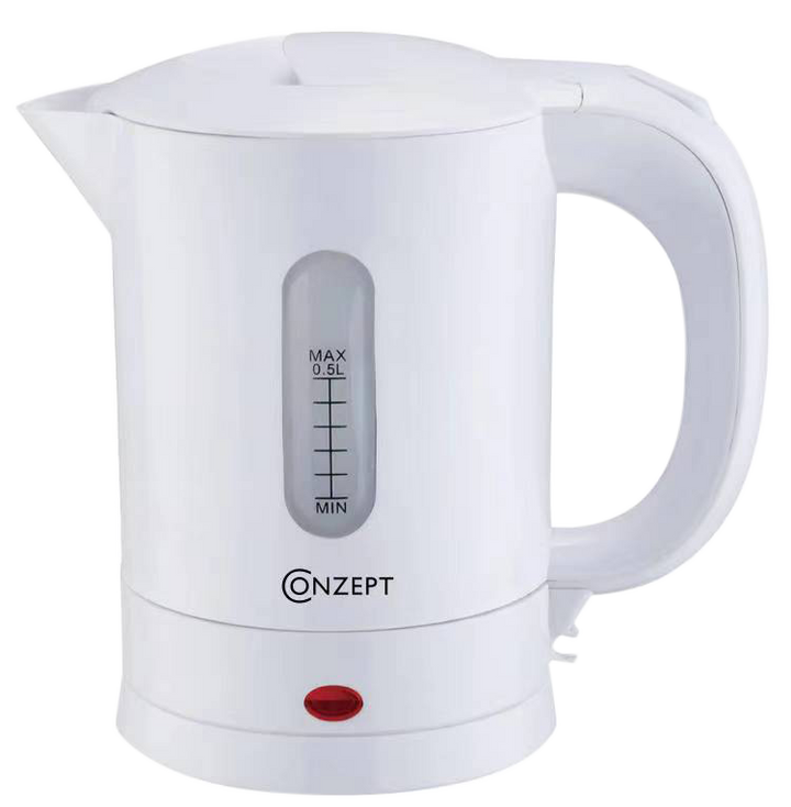Conzept Reisewasserkocher 0,5 l 1100 W 120/240 V Kunststoff