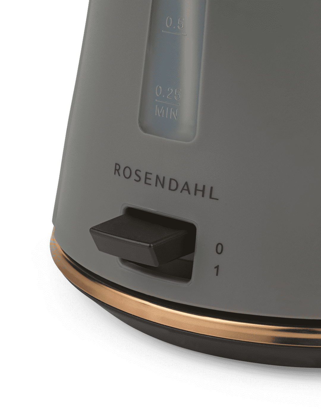 Rosendahl - Grand Cru Wasserkocher 1,4 l, aschgrau/patinierter Stahl