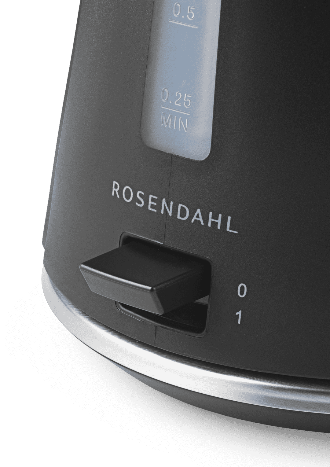 Rosendahl - Grand Cru Wasserkocher 1,4 l schwarz/stahl