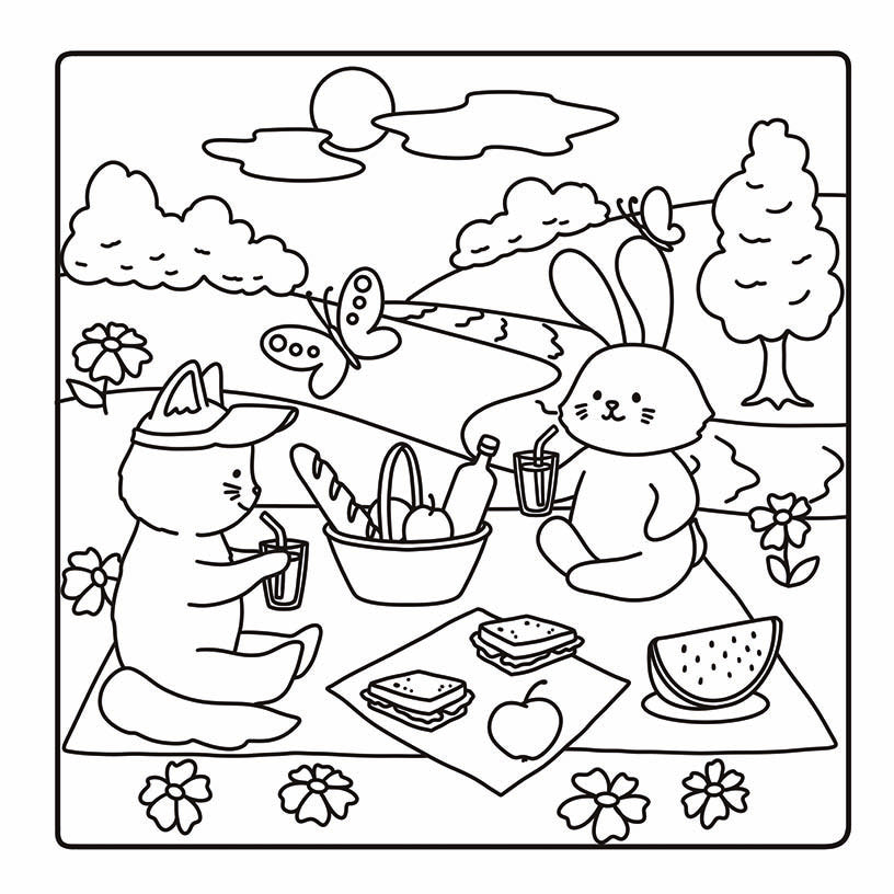 Gemütliches Malbuch – Amelia Green: Cozy Cuties
