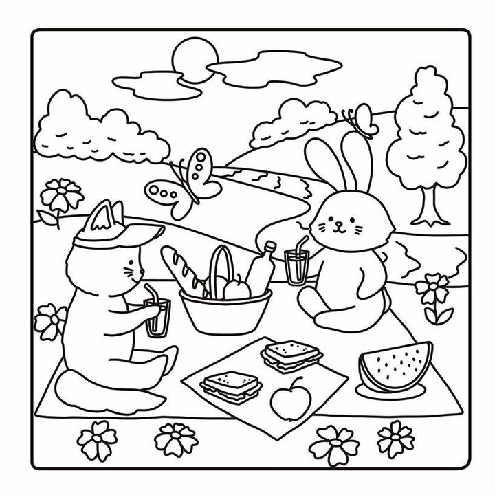 Gemütliches Malbuch – Amelia Green: Cozy Cuties