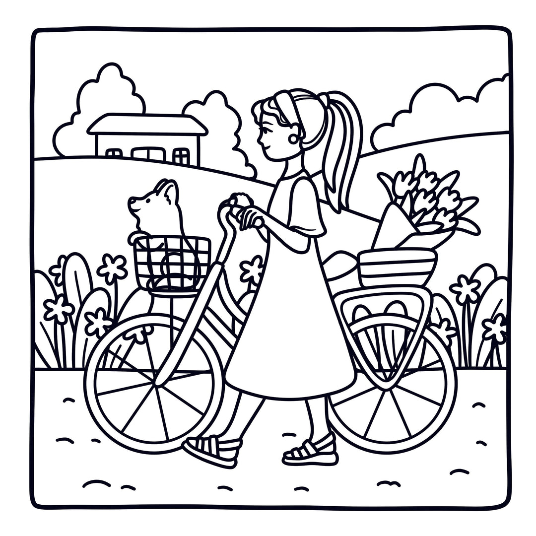 Gemütliches Malbuch – Amelia Green: Mein bestes Leben leben