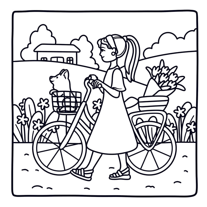 Gemütliches Malbuch – Amelia Green: Mein bestes Leben leben