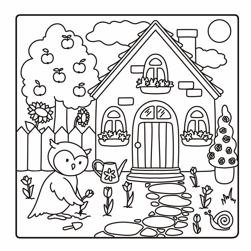 Gemütliches Malbuch – Amelia Green: Cozy Cuties