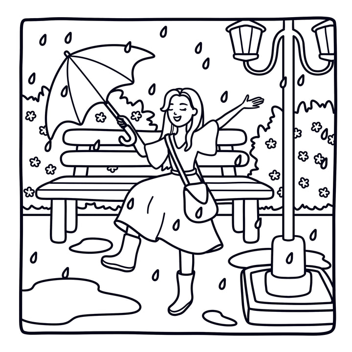 Gemütliches Malbuch – Amelia Green: Mein bestes Leben leben
