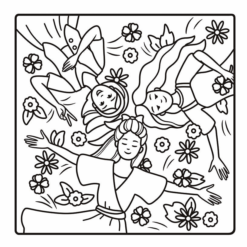Gemütliches Malbuch – Amelia Green: Beste-Freundinnen-Momente
