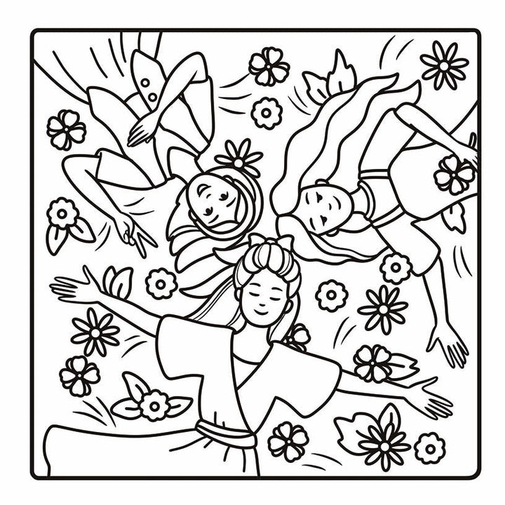 Gemütliches Malbuch – Amelia Green: Beste-Freundinnen-Momente