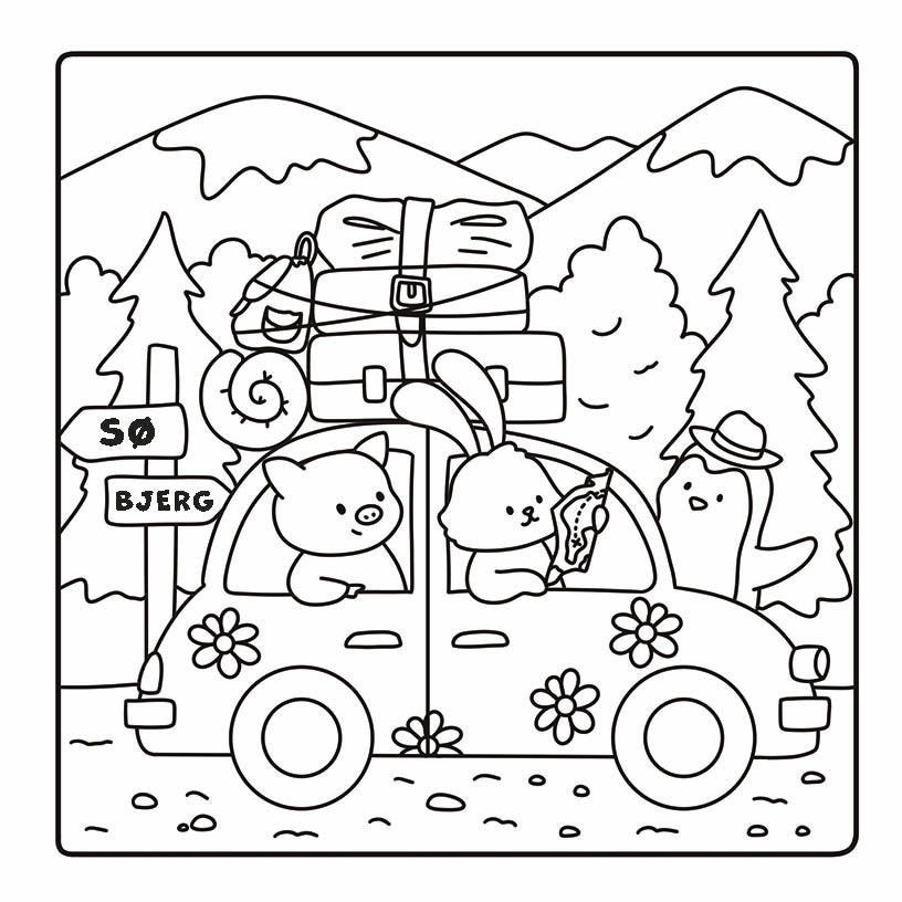 Gemütliches Malbuch – Amelia Green: Cozy Cuties