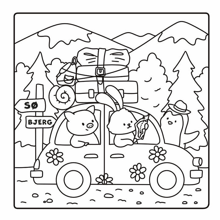 Gemütliches Malbuch – Amelia Green: Cozy Cuties
