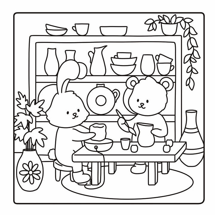 Gemütliches Malbuch – Amelia Green: Cozy Cuties