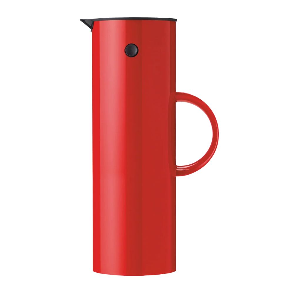 Stelton - Thermoskanne 1 L. - Kirschrot