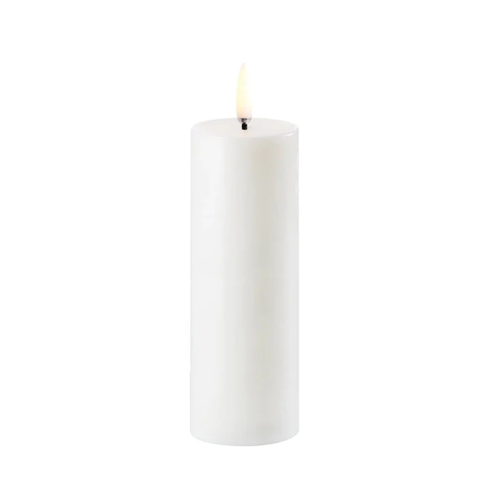 Uyuni – LED-Blockleuchte – Nordisch Weiß – 5 x 14,5 cm