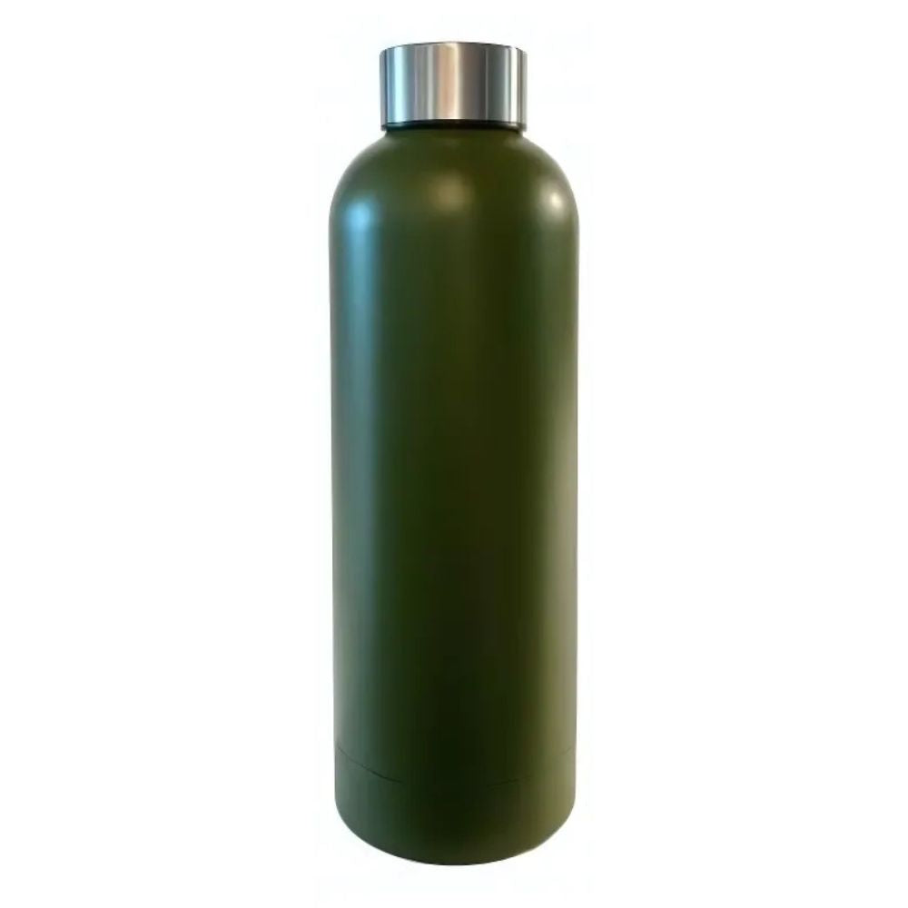 Thermosflasche doppelwandig, Edelstahl, 500 ml, grün