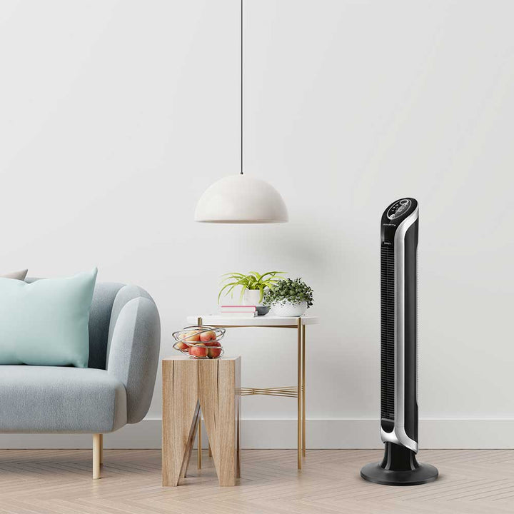 Rowenta – Eole Infinite plus Säulenventilator – Schwarz