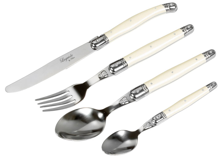 Laguiole by Haws – 24-teiliges Besteckset in Perlmuttoptik