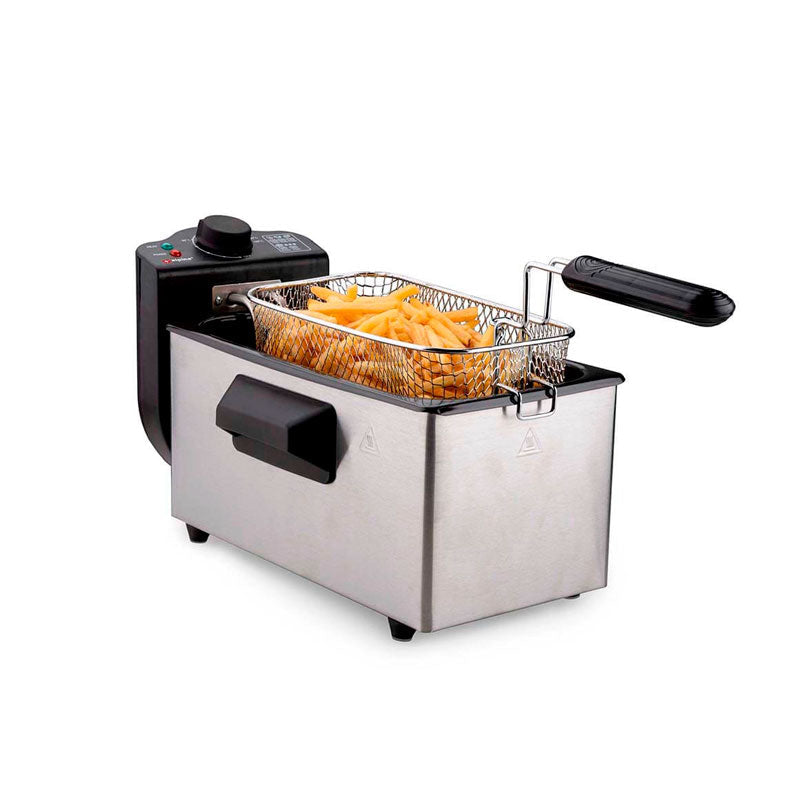 Alpina - Roestvrijstalen friteuse 2000W - 3L