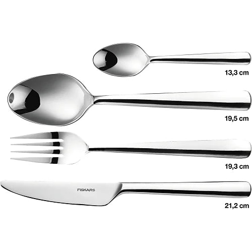 Fiskars – Functional Form Besteckset, 24-teilig, glänzend