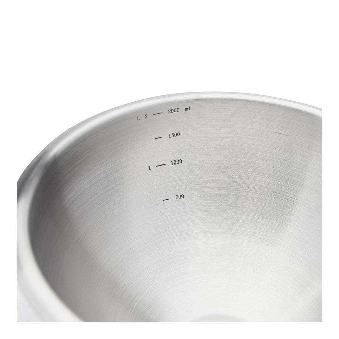 De Buyer - Rührschüssel mit Silikonboden, Durchmesser 24 cm