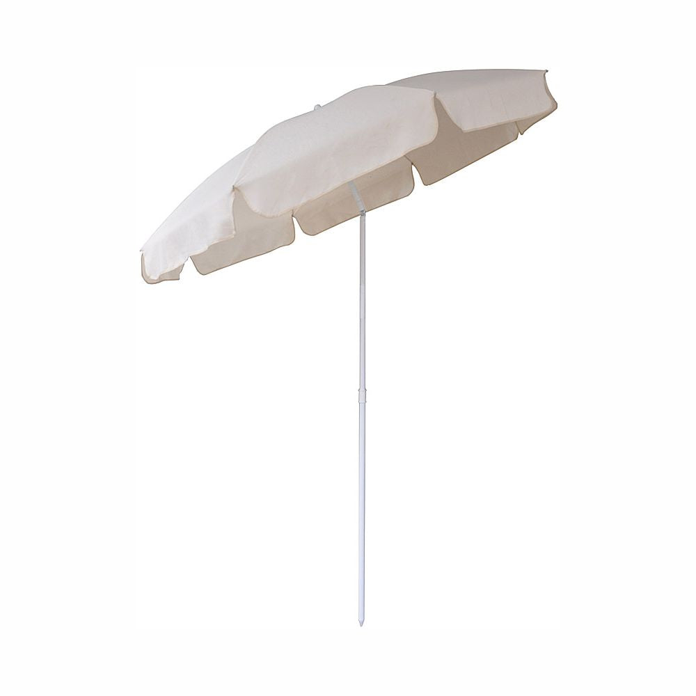 Hoffmann - Sonnenschirm mit Neigefunktion Ø 180 cm - Natur
