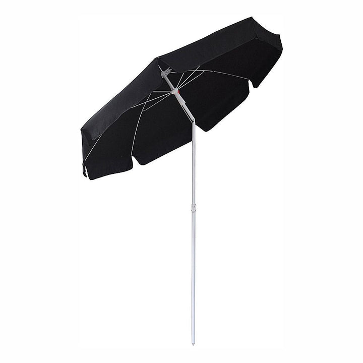Hoffmann - Sonnenschirm mit Neigefunktion Ø180 cm schwarz Nr. 63