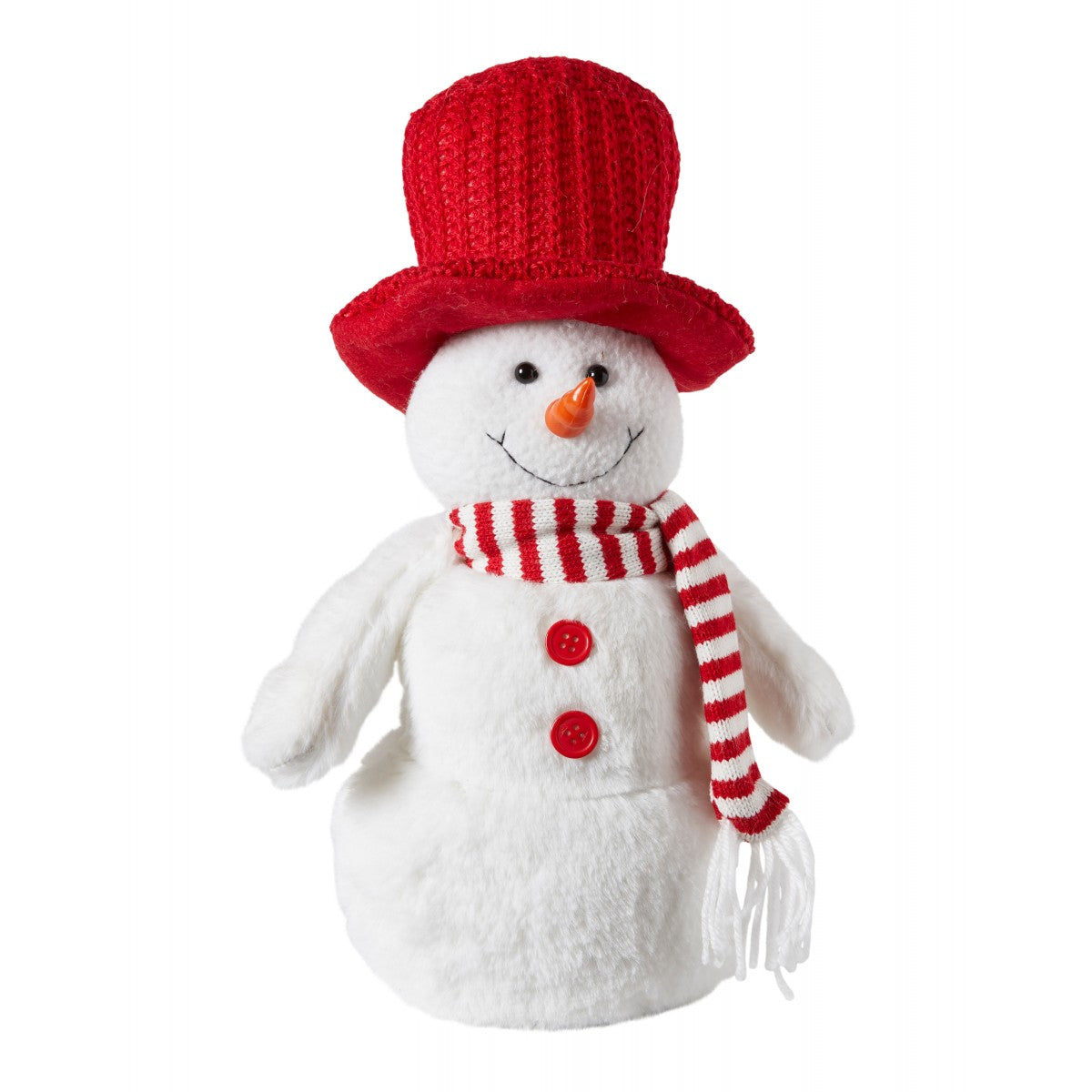 Dacore - Schneemann mit Schal - 36 cm weiß/rot