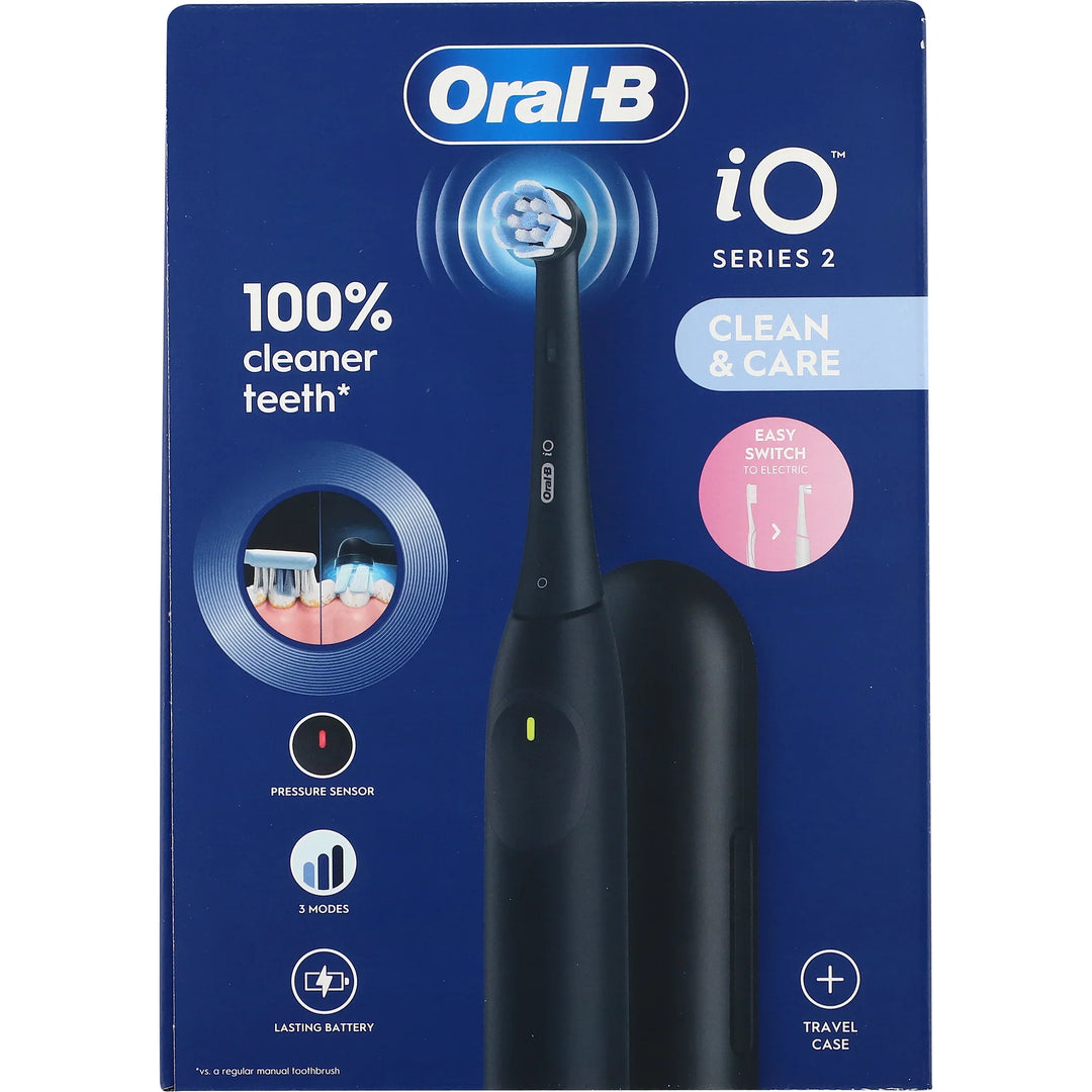 Oral-B Zahnbürste IO2 Black + Reiseetui