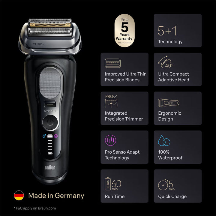 Braun - 9600s Rasierer Schwarz
