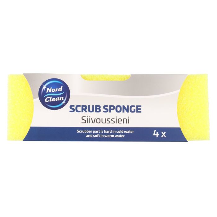 Nord Clean - Scheuerschwamm 4 Stück.