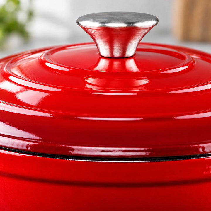 Gusseisentopf 3,8 L – rot